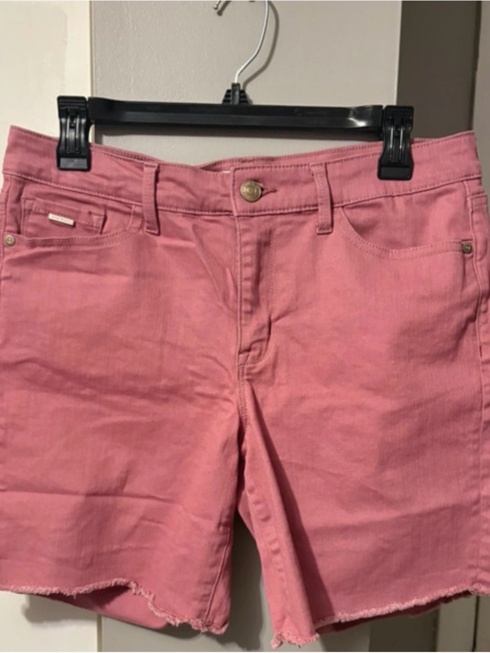 Nine West Rose Pink Denim Shorts